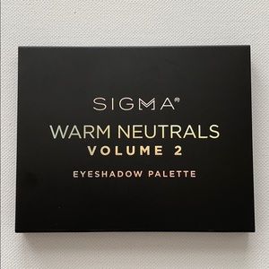 BRAND NEW Sigma Warm Neutrals Eyeshadow Palette